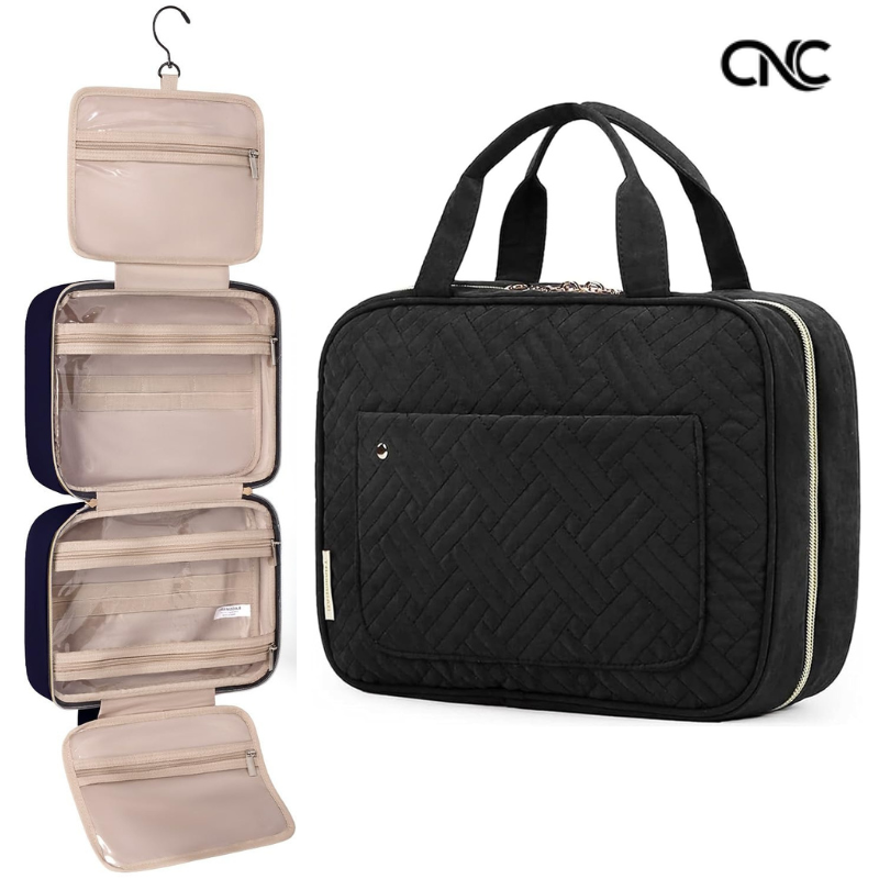Hanging Toiletry Bag Water-Resistant Travel Organizer