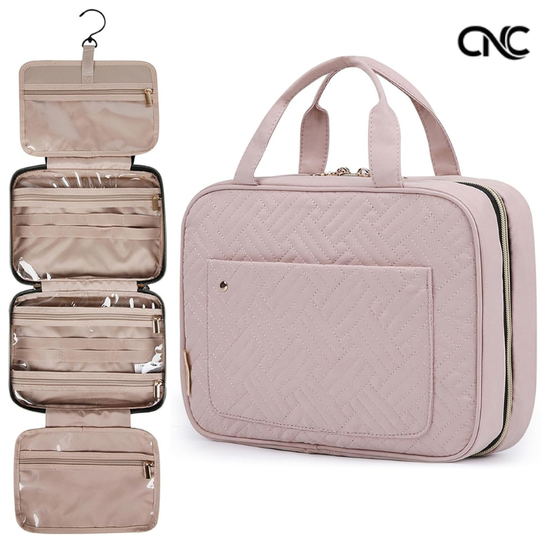 Hanging Toiletry Bag Water-Resistant Travel Organizer