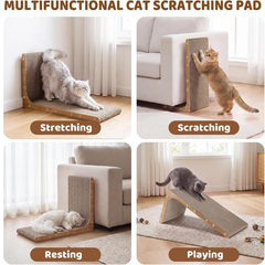 L-Shaped Cardboard Cat Scratcher