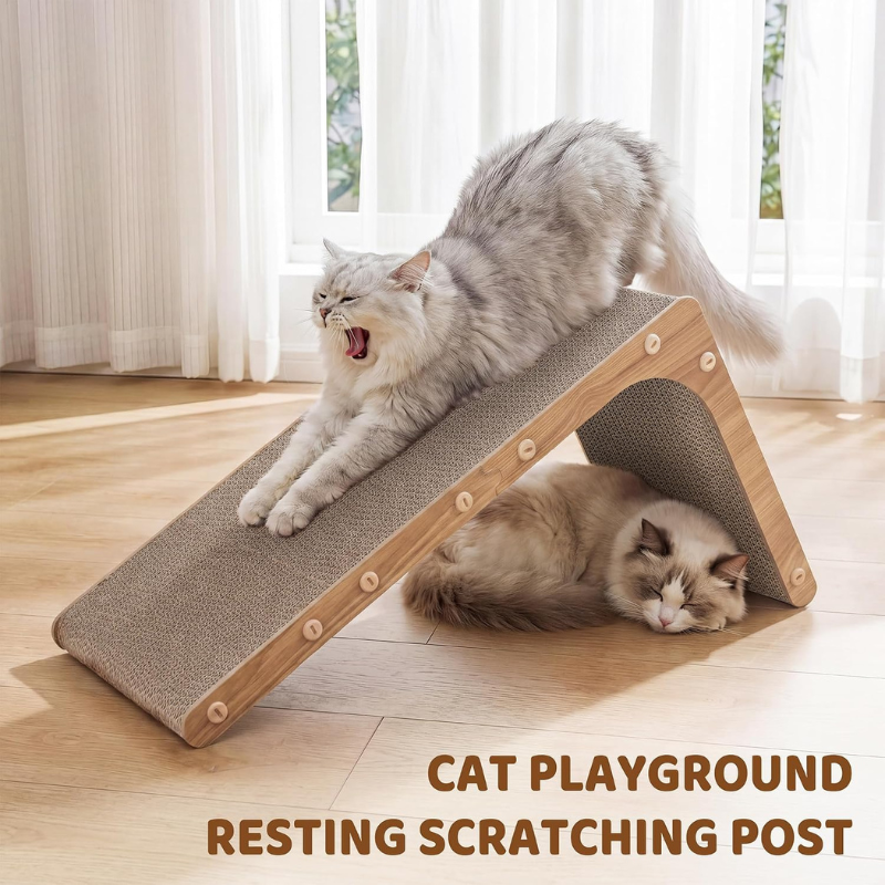 L-Shaped Cardboard Cat Scratcher