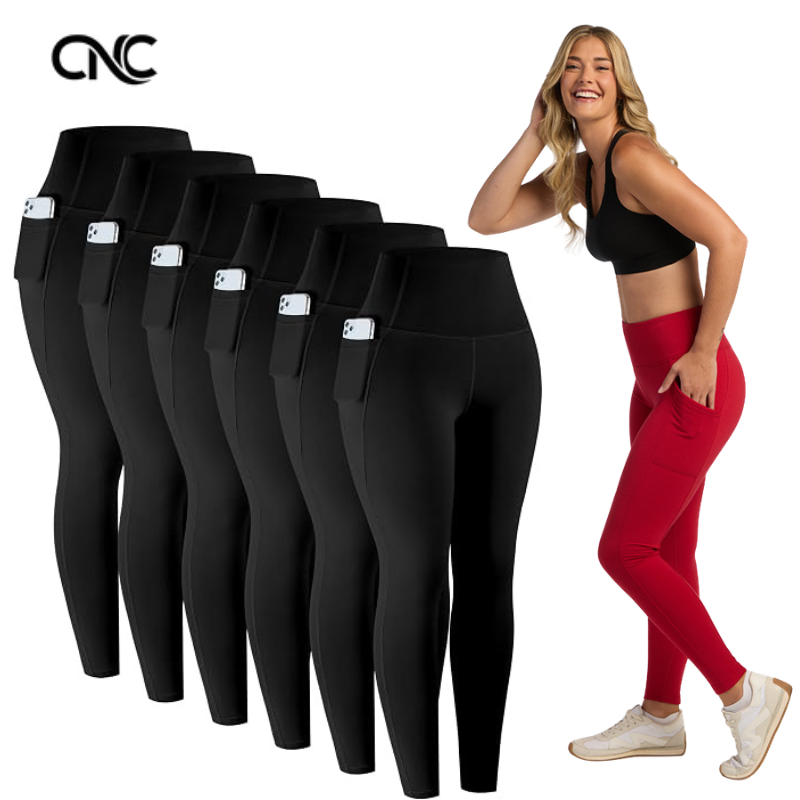 6-Pack Women's Leggings with Pockets