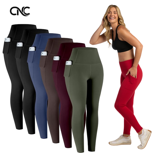 6-Pack Women's Leggings with Pockets