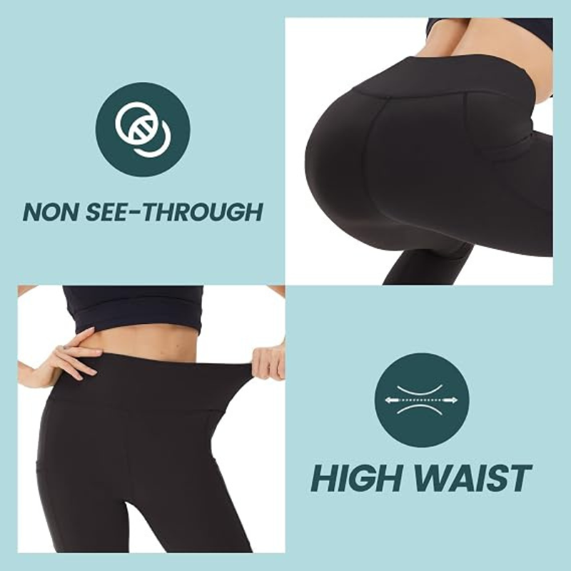 6-Pack Women's Leggings with Pockets
