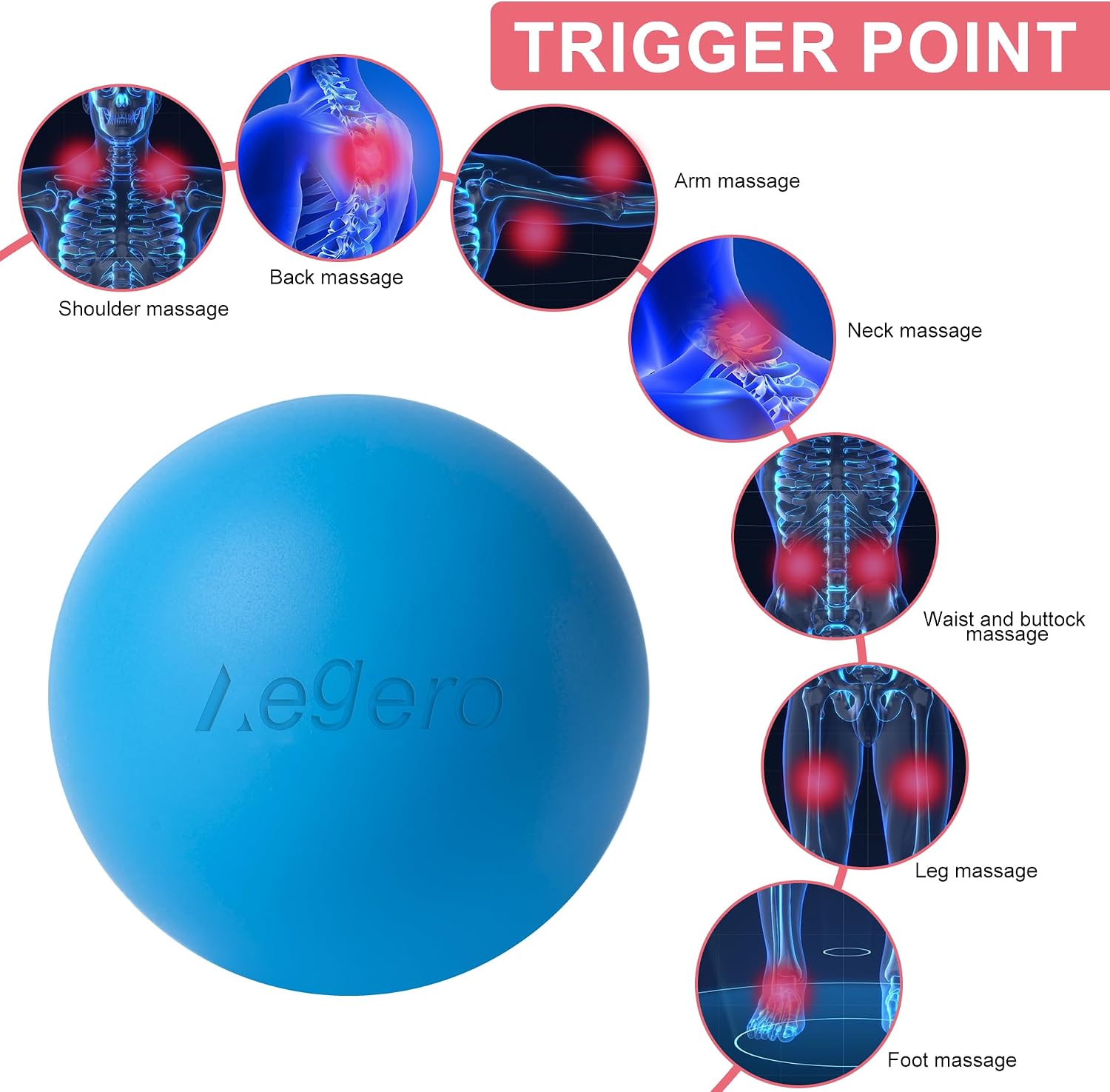 Massage Lacrosse Balls Set of 2