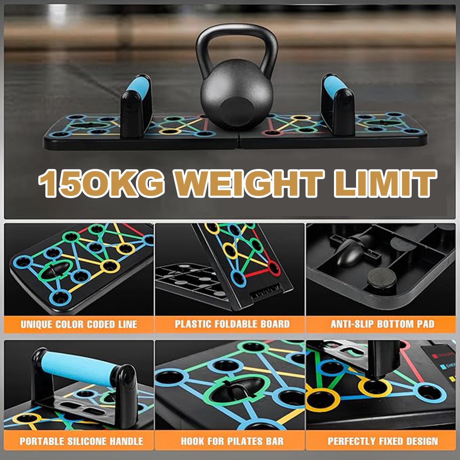 Foldable Push-Up Board