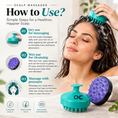 2-Pack Scalp Massager Shampoo Brush