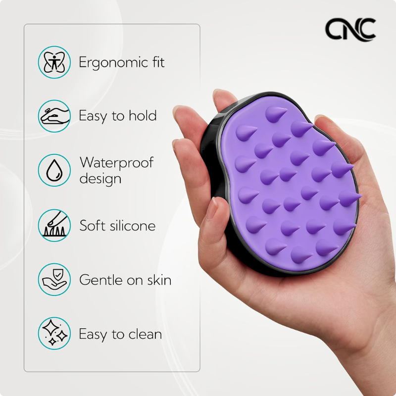 2-Pack Scalp Massager Shampoo Brush