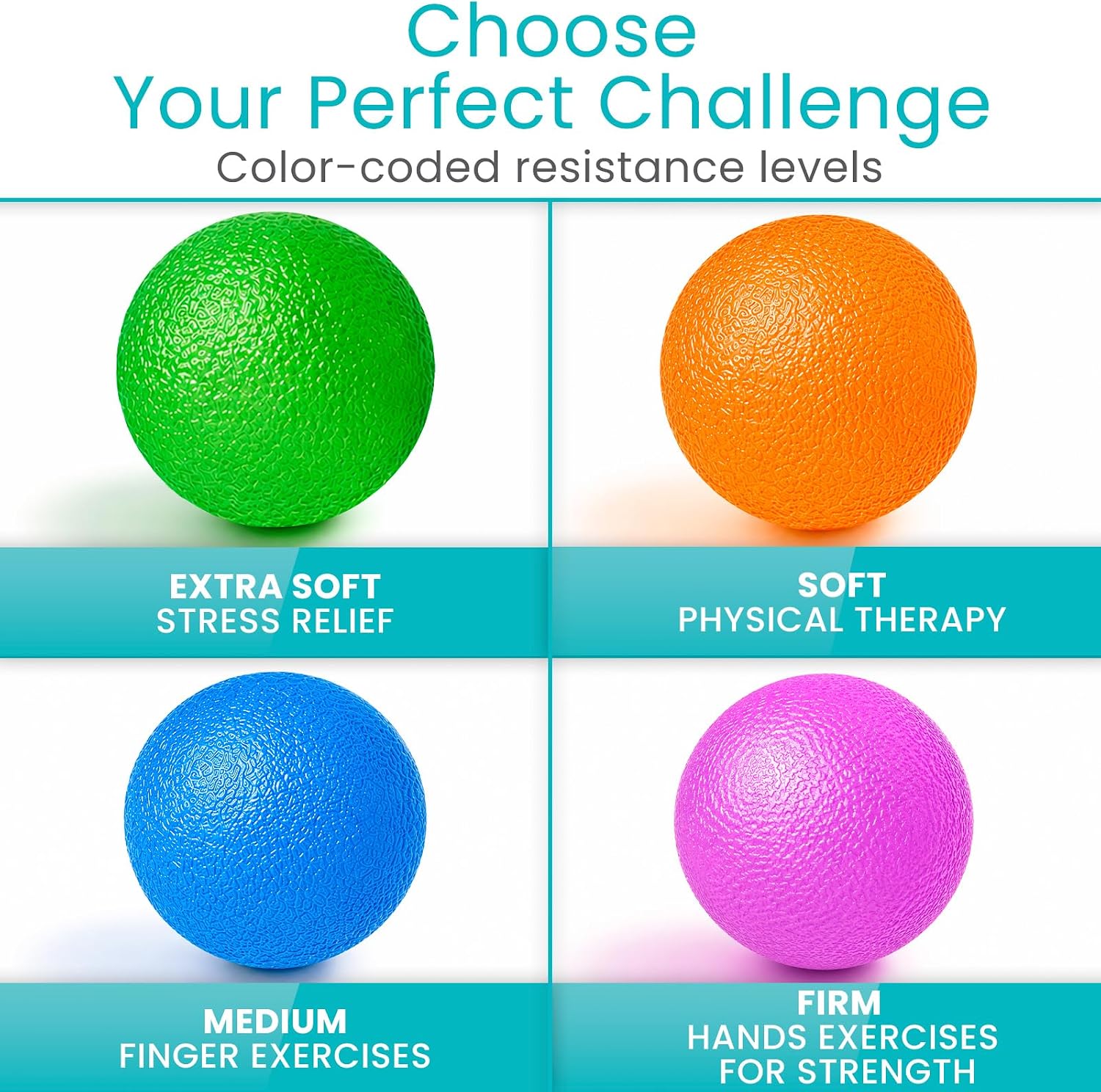 Hand Therapy Exercise Stress Balls