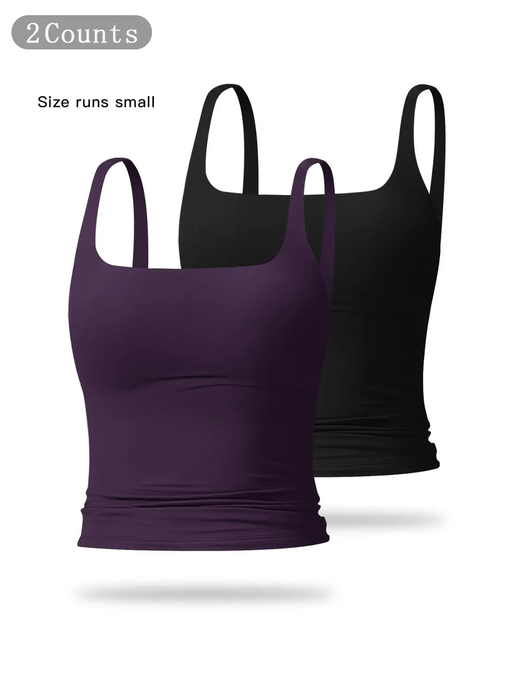Women'S Solid Color Sports Tank Top, Casual Comfy Breathable Sleeveless Workout Top for Yoga Gym Workout Running, Ladies Sportswear for All Seasons, Athletic Yoga Tops