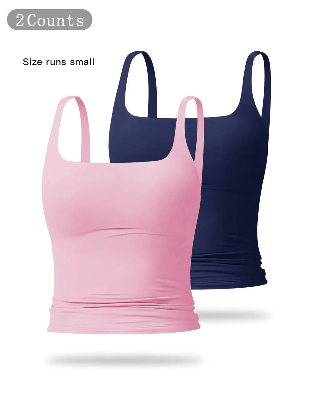 Women'S Solid Color Sports Tank Top, Casual Comfy Breathable Sleeveless Workout Top for Yoga Gym Workout Running, Ladies Sportswear for All Seasons, Athletic Yoga Tops