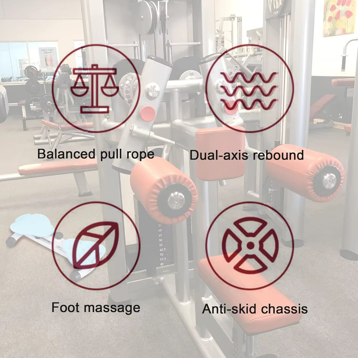 Portable Waist Twist Machine with Adjustable Resistance, Home Gym Equipment for Women Ab Exercise Board with 300 LBS Weight