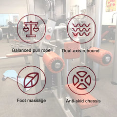 Portable Waist Twist Machine with Adjustable Resistance, Home Gym Equipment for Women Ab Exercise Board with 300 LBS Weight