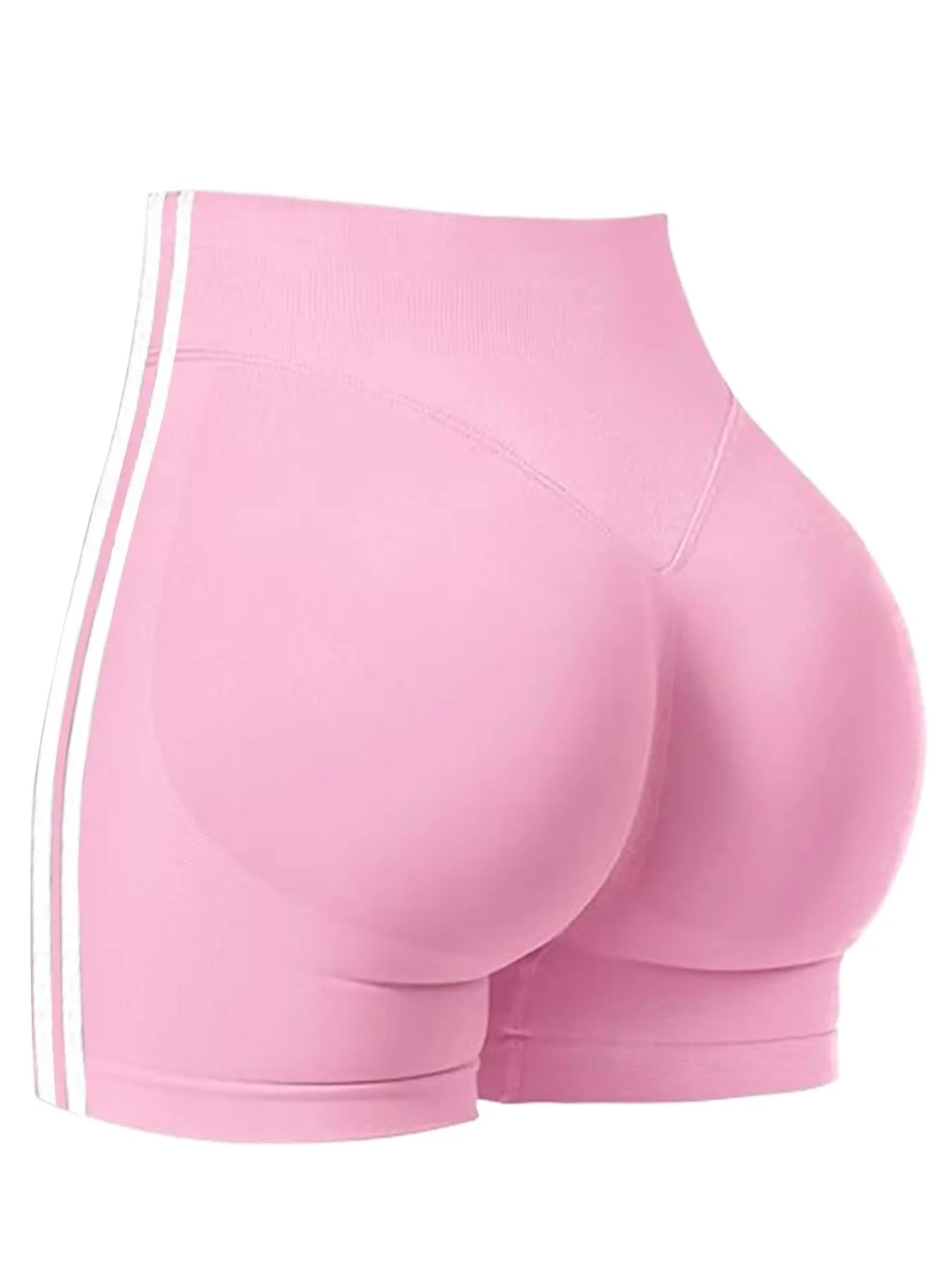 Seamless Shorts for Women, Invisible Scrunch Butt Lifting Gym Booty Biker Shorts, Breathable Comfortable High Stretch Skinny Shorts, Gym Shorts, Ladies Sportswear for Indoor Outdoor Wear, Athletic Shorts, High Waist Shorts