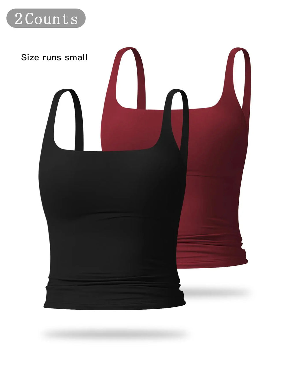 Women'S Solid Color Sports Tank Top, Casual Comfy Breathable Sleeveless Workout Top for Yoga Gym Workout Running, Ladies Sportswear for All Seasons, Athletic Yoga Tops