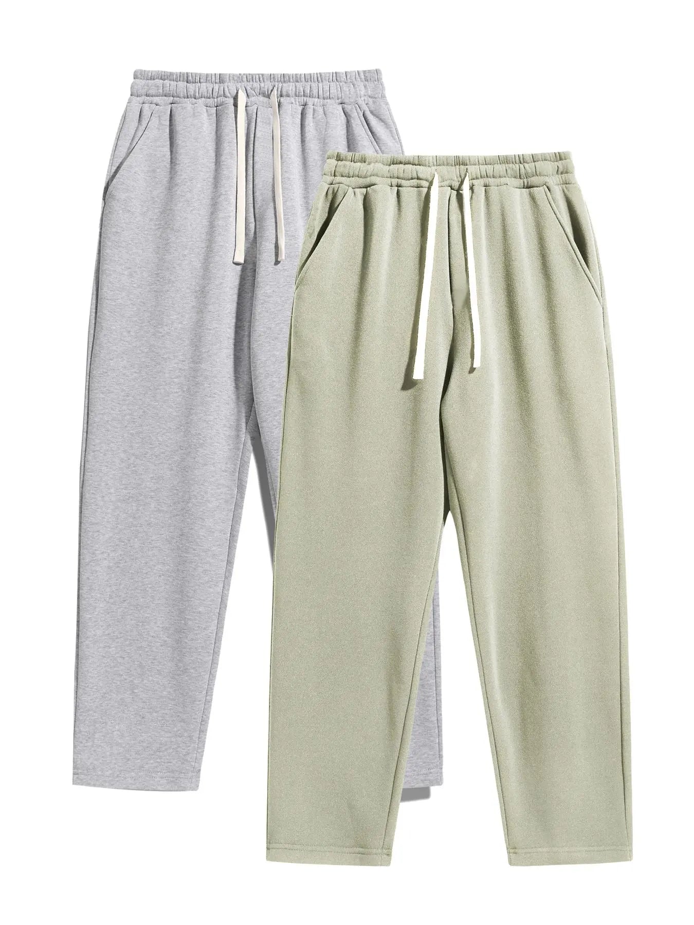 Men'S Drawstring Waist Sweatpants, Athleisure Style Regular Fit Pants with Pockets for Fall & Winter, Casual Men'S Trousers, Sports Bottoms, Casual Sporty Trousers