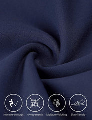 5"/10" Biker Shorts Women Tummy Control High Waisted Workout Athletic Yoga Compression Long Shorts with 2 Hidden Pockets