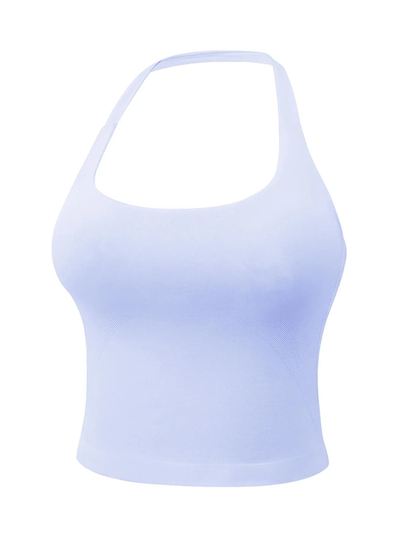 Women'S Solid Removable Chest Pad Sports Tank Top, Casual Comfort and Durability Halter Neck Sports Top for Yoga Gym Workout, Ladies Sportswear for All Seasons