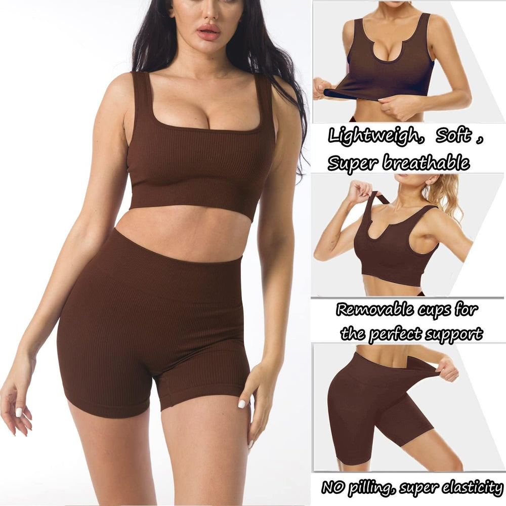 Cute YOGA Workout Set - 2 Piece Women'S Workout Outfits