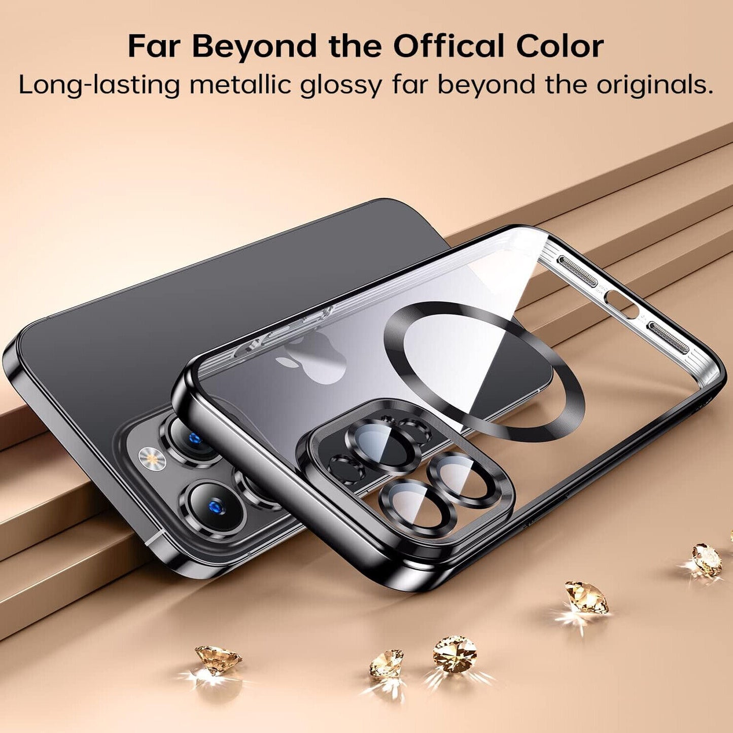 Ultimate Shockproof MagSafe Case with Camera Lens Protection for iPhone 16/15/14/13 Pro Max